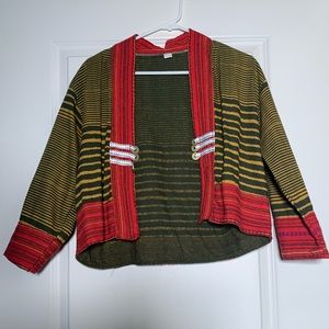 Green, gold & red jacket from Thailand